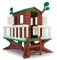 FEBER - House on The Tree, Casetta per bambini da giardino, casetta a forma di albero con cui giocare, con balconcino ideale per bambini dai 3 anni in su Famosa,(800013533)