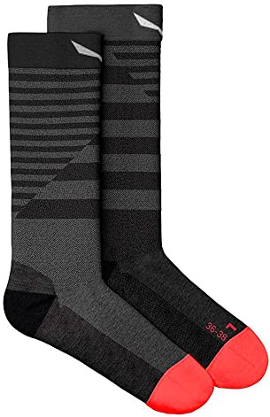Salewa Fanes Hyb STR. Am W Crew Sock strumpor, medium grå/6080, 44 dam