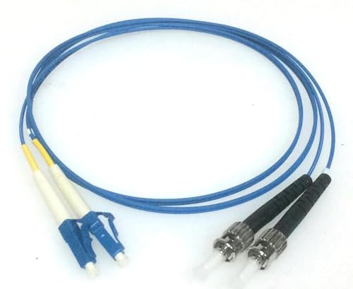 DG Systems - Cavo fibra ottica LC/ST duplex monomodale - Made in Italy (10 mt)