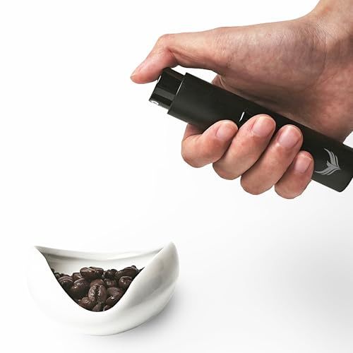 KNODOS Keramik Kaffeebohnen Dosierbecher mit RDT Sprühflasche – Barista Zubehör Set für Espresso & Kaffee, Präzises Dosieren und Statikfreie Mahlung, Kompatibel mit Kaffeemühle & Siebträger
