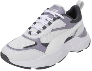 Puma Cassia, Scarpe da Ginnastica Donna, Silver Mist Puma White Galactic Gray Pale Plum Puma Silver, 40.5 EU
