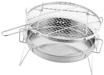CAXUSD Edelstahl Grillrost Tragbar Faltbar Mini-grill Werkzeug Grillrost Für Park Garten Grillzubehör Einfach Montieren