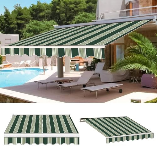 Tela Impermeable para Toldo De Lona,Tela De Repuesto para Toldo,Tela para Toldos Exterior por Metros,Toldo De Repuesto De Jardín,Lona De Toldos,para Ventanas, Balcón, Patio (Size : 19.6x11.5ft(5.9x3.