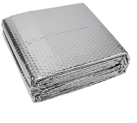 Feuille réflecteur de chaleur pour radiateur, panneau réflecteur pour sol, plafond, toit, isolation thermique, barrière contre l'humidité pour économiser de l'énergie