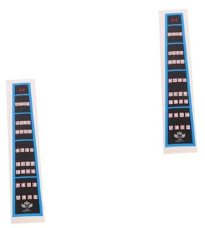 VANZACK 2 Stück Violin Fingerboard Sticker mit Langlebigem Kleber Leicht Entfernbar Fingersatzband für Anfänger Hilfsmittel zum Üben und Lernen der Violin Grifftabelle