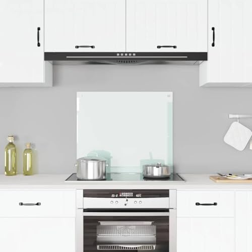 Générique Dosseret de Cuisine Blanc 70x60 cm Verre trempé,Maison & Jardin,Arts de la Table & Arts culinaires,Ustensiles & Accessoires de Cuisine,Blanc,7.05 KG,249453