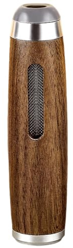 Walnut Cigarette Holder, Detachable Handheld Portable Ashtray, Smokeless Cigarette Ash Catcher for Travel, Home, Office, Car, Silver