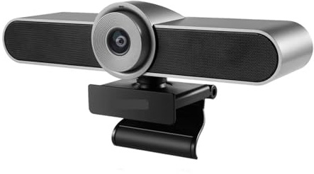 8MP 4K Webcam Ai Inquadratura automatica su 2K 124 ° FOV USB Type-C con microfono e altoparlante Trasmissione in diretta Videochiamata Conferenza Web