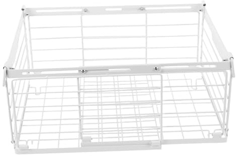 HIAKDOFT Cesta Organizadora Ajustable para Congelador de Resistente Bandeja Colgante para Almacenamiento Refrigeradores y Congeladores Tipo Arcón y Vertical para Optimizar Espacio Cocina