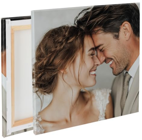 Foto auf Keilrahmen 50x50cm - personalisierte Leinwand - Fotogeschenk | Foto auf Keilrahmen personalisierbar, 50x50cm, Motiv 50B x 50H cm, Keilrahmen