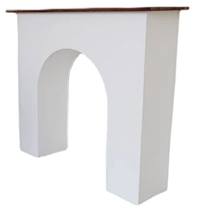 Cheminée électrique minimaliste moderne avec manteau de cheminée, mur d'enceinte, buffet, armoire d'entrée, murale décorative, salon - Dessus en noyer Manteau de cheminée(Petit)