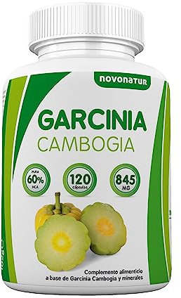 Garcinia Cambogia, 100% puro extracto de Garcinia Cambogia al 60% de HCA, 120 cápsulas – Quemagrasas Natural con Zinc y Cromo – Control del Apetito y Apoyo Metabólico
