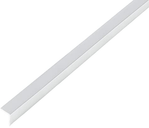 Alberts 488574 Profilé d'angle autocollant en aluminium chromé 2000 x 30 x 30 mm