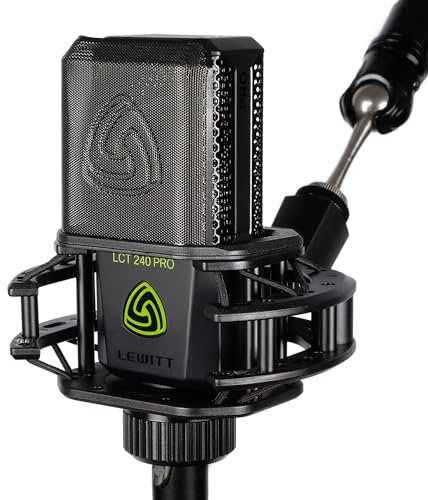 LCT 240 PRO Vocal Set - XLR-Kondensatormikrofon für Gesang, Instrumente, Podcasting & Streaming - professioneller Sound - Inklusive Mikrofonspinne, Popfilter, Windschutz - Perfekt für Homerecording