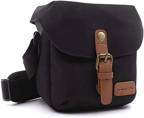 Baxxtar Louis Kameratasche kompatibel mit EOS RP R10 R50 R100 M50 4000D - Fujifilm X-M5 X-S10 X-S20 X-T3 X-T4 X-T5 X-T20 X-T30 X-T100 X-T200 - Coolpix B500 - Lumix DC-FZ1000 II FZ82 DMC-FZ300