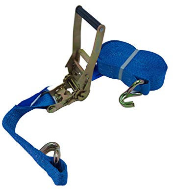 Conjunto DE Amarre 9 m, Cinta 5 TONELADAS HOMOLOGADO Tensor Doble Seguridad, ESLINGAS, Correas DE Carga, TRINCAJE, CARRACA, Tensor, CINCHAS para CAMIÓN, Remolque, SEMIRREMOLQUE, FURGÓN