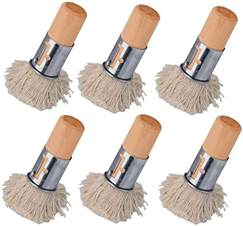 JapanBargain 2461x6, Oil Brush for Cooking Takoyaki Teppanyaki BBQ Grill Pastry, Set of 6