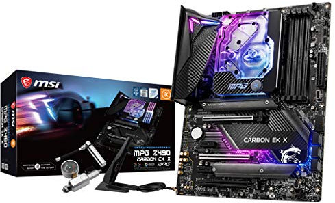 MSI MPG Z490 CARBON EK X (ATX Mainboard, Z490, 2xKey M(PCIe/SATA) + 1x Key E(WiFi/BT)
