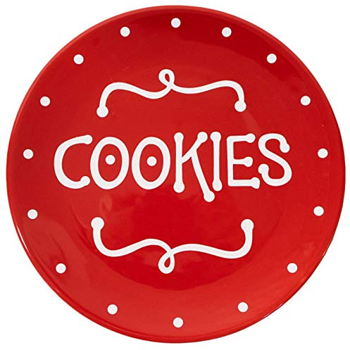 Stephanie Imports Cookies Christmas Themed Winter Holiday 8 Ceramic Accent Plate