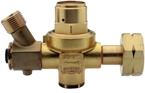 Sievert Druckregler 4 bar, fest, Kombi x 3/8 lh Propangas
