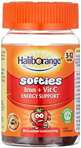 Haliborange Kids Iron & Vit C Strawberry Flavour Softie 30's