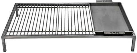 Argentinischer Grill mit herausnehmbaren Eisenmodulen – Iron Argentina Grill – BBQ Parrilla Asado (Grill mit Eisen-Grillmodul)
