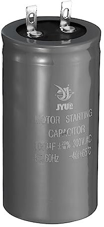 PATIKIL Motor Arranque Condensador, 100uf 300V 50/60Hz CD60, Aire Acondicionadores, Eléctrico Motor Arranca en Marcha