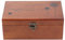 Wifehelper Caja Organizadora de Costura, Caja de Herramientas para el Hogar, Kit de Costura para el Hogar, Caja de Acabado, Caja de Almacenamiento de Madera Maciza, Retro Vintage (Caja