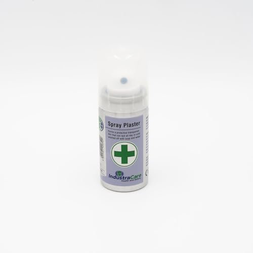IndustraCare Spray Plaster Transparent Film Wound Protection, 32.5ml, Protect Cuts & Grazes