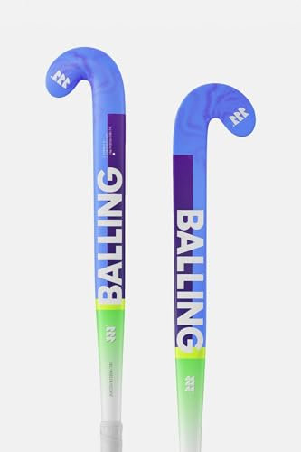 BALLING Junior 10 Midbow Hockeyschläger, Hockey, Feldhockey, Kinder, Junior (Marineblau, 88,9 cm)