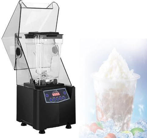 Portable Blender,2l Commercial Vertical Ice Crusher,Intelligent Control Panel,Automatic Cleaning, Silent Noise Reduction and Other Presets are Suitable for Smoothies,Fruits and Vegetables