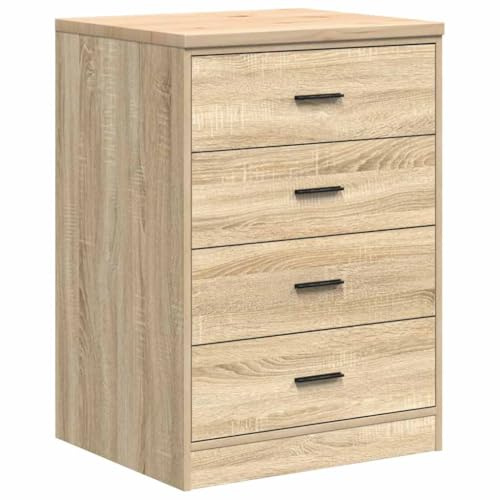 vidaXL Armoire de Rangement de Garage chêne Sonoma 60x51x85cm Bois pin, Armoire, Armoire à Outils, Armoire Basse, Armoire de Garage