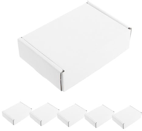 LALAFINA 6 Stück Kleine Versandkartons Für Kleine Unternehmen, Kraftpapier-karton-versandboxen, Versandverpackungsboxen Für Verpackung Und Versand
