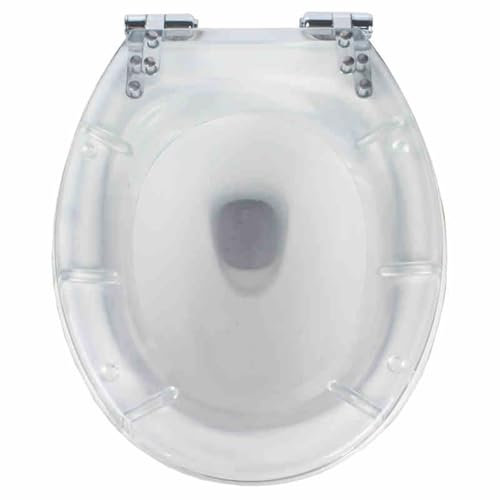 Machtiging Resin Toilet Seat Soft Close,Art 3d Effects Heavy Duty Toilet Lid,Toilet Seat With Quick Release,Easy To Clean,Slow Descent,Suitable For Homes With Elderly Or Children
