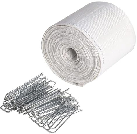 Cinta adhesiva para cortinas, cinta adhesiva para cortinas - de cortinas de tela Gancho de pleater - Exquisitos accesorios de drapel, elegante decoración de dormitorio y sala de estar