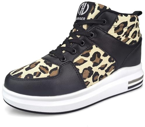 GURGER Dam Kilklack Gymnastikskor Andningsbar Fitness Sneakers, Kamouflage, 36 EU
