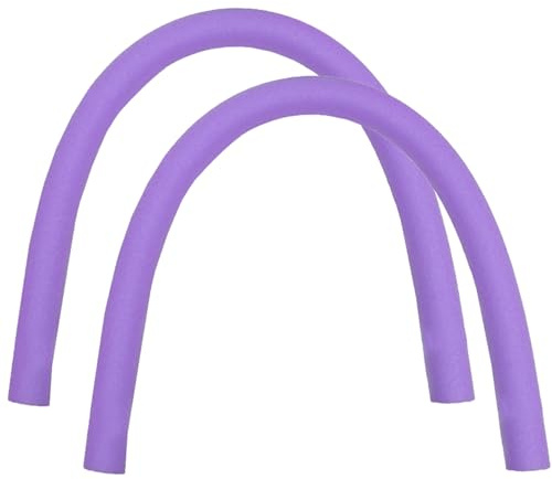 Poolnudel 2 st hög flytkraft simning nudel EPE-skum poolnudlar 142 cm raka skumnudlar för simning träning, tillbehör, lila