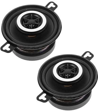OATIPHO Set Altoparlanti per Impianto Stereo Auto 35 Coassiali Hifi Mini Tweeter ad Alta Efficienza e Clacson Elettrico Upgrade Audio Aftermarket per Veicoli Compatibili