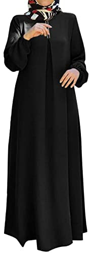 Luadnysin Gebetskleidung Für Frauen Abaya Kaftan Leicht Jilbab Fließend Ausgang Damen Maxikleid Umrah Freizeit Elegant Atmungsaktiv Weich Praktisch Hajj