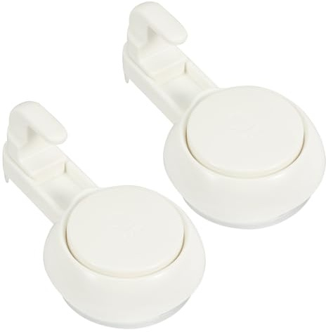 LALAFINA Ganci a Ventosa da Bagno senza Foratura 2 Pezzi, Ganci da Parete a Ventosa Riutilizzabili in Plastica Trasparente, Supporti Salvaspazio per Asciugamani e Accessori da Cucina