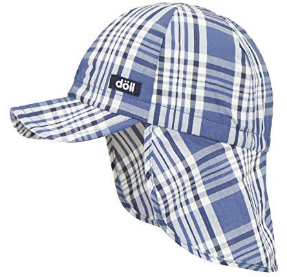 Döll Baby - Jungen Baseballmütze mit Nackenschutz Kappe, per Pack Blau (Ensign Blue|Blue 3890), 49 (Herstellergröße: 49)