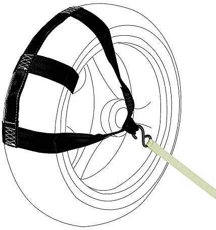 Oldbones Universal Motorcycle tie down straps Motorcycle Rear Wheel Tie down Straps Rear Wheel Transport Bar Tie Down Strap in Black