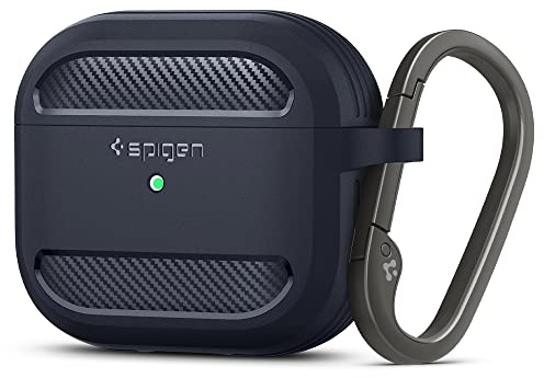 Spigen Rugged Armor Hülle Case für Airpods 3 Generation 2021, Charcoal Gray