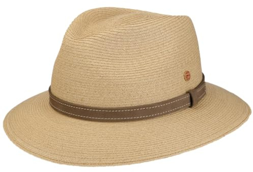 Mayser Mathis Raffiahut UV-Schutz Made in EU Damen Herren Sommer Winter Natur 59 cm