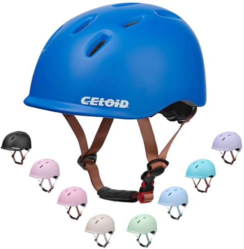 CELOID Kids Helmet,Baby Bike Helmets for Ages 8-10-16 Years Boys Girls,Adjustable Multi-Sport Cycling Skateboard Roller Skat Scooter Rollerblade Balance Skateboarding Helmet,Blue