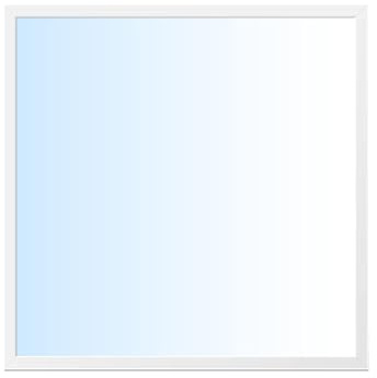 WSU Lights LED Panel, Deckenleuchte, 62x62cm, 4400lm, 6000K, 40W, inkl. Trafo, Rasterleuchten, Einlegeleuchte, Büroleuchten (6000K, 1 Stück)