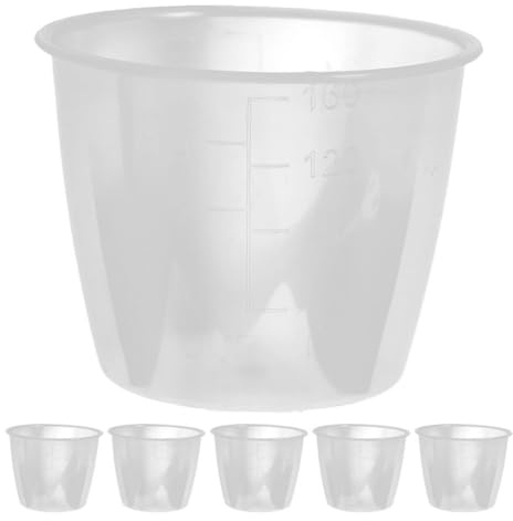 HOLIDYOYO Transparenter Reismessbecher Aus Kunststoff Mit Maßskala 160Ml Für Reiskocher Küchenhelfer Zum Präzisen Abmessen Von Reis Und Flüssigkeiten