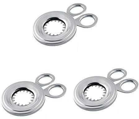BCOATH 3pcs Stainless Steel Egg Boiled Egg Opener Scissor Tool Clipper Kitchen Gadget