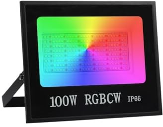 DCDCD Tuya Smart Proiettore LED Riflettore Illuminazione Esterna 30W 50W 100W RGB Dimmerabile Luce Bianca Calda Fredda Supporto - Proiettore a LED(No Remote Control,100W_WiFi And BTOOTH)