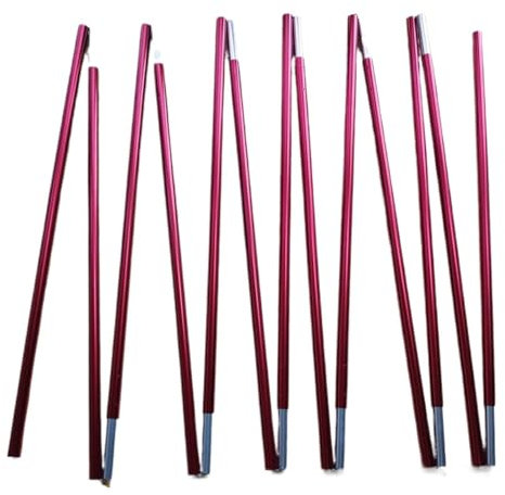 Teleskopstange für Zelte 1 stück 11mm Camping Zeltstangen Ersatz 480 cm 520 cm 718 cm Aluminium Zeltstange Zeltstange Campingausrüstung Zelte Wanderzubehör for Vorzeltbefestigung(12 Sections 4.8M A)